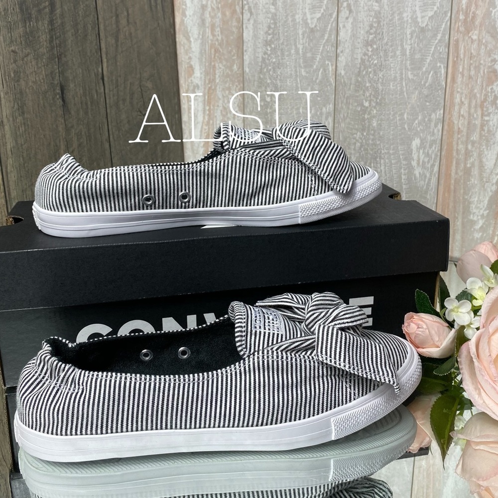 NWT Converse Ctas Knot Slip White Black W AUTHENTI - Picture 3 of 9